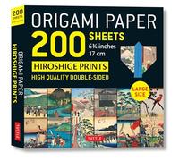 Origami Paper 200 sheets Japanese Hiroshige Prints 6.75 inch: Large Tuttle Origami Paper: High-Quality Double Sided Origami Sheets Printed with 12 ... (Instructions for 6 Projects Included)