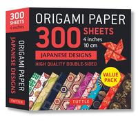 Origami Paper 300 sheets Japanese Designs 4" (10 cm): Tuttle Origami Paper: Double-Sided Origami Sheets Printed with 12 Different Designs