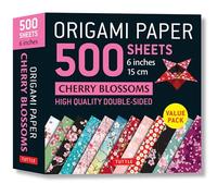 Origami Paper 500 sheets Cherry Blossoms 6 inch (15 cm)