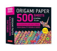 Origami Paper 500 sheets Kaleidoscope Patterns 6" (15 cm): Tuttle Origami Paper: Double-Sided Origami Sheets Printed with 12 Different Designs (Instructions for 6 Projects Included) (Tuttle Specials)