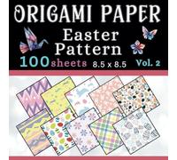 Origami Paper Easter Pattern: Double sided pattern paper for origami, scrapbooking, DIY and other paper crafts. -Volume 2