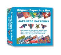 Origami Paper in a Box - Japanese Patterns: 192 Sheets of Tuttle Origami Paper: 6x6 Inch Origami Paper Printed with 10 Different Patterns: 32-page Instructional Book of 4 Projects (Tuttle Specials)