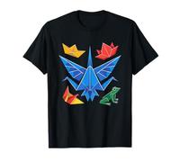 Origami Phoenix Rising Paper Folding Art Fire Bird Rebirth Camiseta