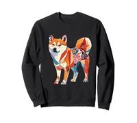 Origami Shiba Inu Perros De Flor De Cerezo Japonés T Japón Sudadera