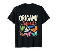 Origami Squad Animales Coloridos Papel Camiseta