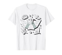 Origami Wolf Paper Folding Art Animal Wild Hobby Crafter Camiseta