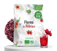 ORIGEENS Flor de Jamaica BIO 1kg | Flor de Hibisco Ecológico por Te Frio, Agua de Jamaica, Infusion | Te de Hibisco organico por Dieta Detox Drenante