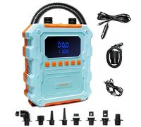 Origem 60PSI Inflador Paddle Surf Electrico, Bomba con 20800mAh Batería Recargable para 6-9 SUPs, Auto-Apagado, 10 boquillas, Type C, Hinchador para Tablas,Bote Inflable,Tienda,Colchoneta,neumático