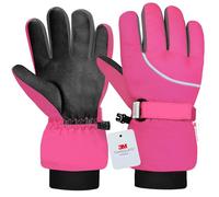 Origem Guantes de Esquí para Niños, Guantes de Invierno Impermeables para Niños, Termicos Guantes de Nieve para 4-14 niños y niñas para Trineo Snowboard Patinaje y Actividades al Aire Libre