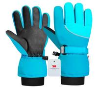 Origem Guantes de Esquí para Niños, Guantes de Invierno Impermeables para Niños, Termicos Guantes de Nieve para 4-14 niños y niñas para Trineo Snowboard Patinaje y Actividades al Aire Libre