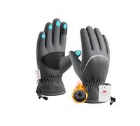 Origem Guantes Moto Invierno por Hombre Mujer, 3M Thinsulate Termicos Esqui Guantes Nieve Impermeables Felpa Pantalla Táctil Frio por Ciclismo, Running,Camping,Bicicleta,Senderismo,Esquiar