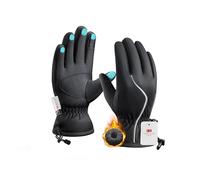 Origem Guantes Moto Invierno por Hombre Mujer, 3M Thinsulate Termicos Esqui Guantes Nieve Impermeables Felpa Pantalla Táctil Frio por Ciclismo, Running,Camping,Bicicleta,Senderismo,Esquiar