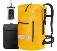 Origem Mochila impermeable, 35L/55L/85L rolltop waterproof backpack; bolsa estanca con inserción para ordenador & Espalda y tirantes acolchados para kayak, pesca, rafting, buceo o uso diario.