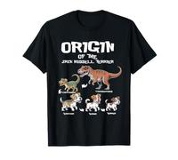 Origen De Jack Russells Terrier Evolución Historia Perro Amante Camiseta