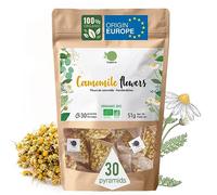 ORIGENS INFUSIÓN CAMOMILLA BIO Origen Europa - 30 bolsitas té | Té orgánico dormir digestión | Flores Manzanilla Alemana Silvestre Bio