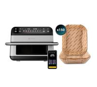 Origial FRYFIT 10L DUAL WIFI Freidora de Aire 10L Dual Wi-Fi 2800W Inox + 150 Papeles