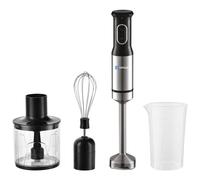 Origial Batidora de Mano Hand&Mix 1200. 1200W, Velocidad Regulable + Turbo, Acero Inoxidable, Cuchilla 4 Hojas, Sistema Antisalpicaduras, Incluye Accesorios