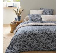 Origin - Funda nórdica Estampada en Lyocell, Margot, 140 x 200 cm, Color Azul y Beige