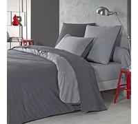 ORIGIN Funda nórdica, Microfibra, Cemento/Perla, 260 x 240 cm