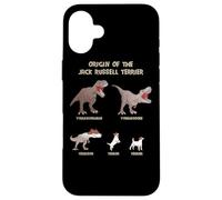 Origin of The Jack Russell Terrier Evolution History Meme Carcasa para iPhone 16 Plus