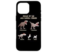 Origin of The Jack Russell Terrier Evolution History Meme Carcasa para iPhone 16 Pro MAX