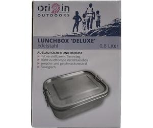 Origin Outdoors Deluxe Fiambrera, Unisex Adulto, Acero Inoxidable, Talla única