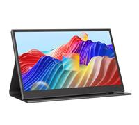 Origin Storage OSPM15.6 Monitor PC 39,6 cm [15.6] 1920 x 1080 Pixel Full HD LED Nero (Origin15.6 Inch Full HD 60Hz IPS Portable Monitor with USB-C Mini HDMI & Speakers with Foldable Case & Stand)