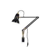 Original 1227 Lámpara de Latón con Soporte de Pared Negro Azabache