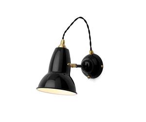 Original 1227 Lámpara de Pared Latón Negro Azabache