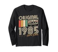 Original 1985 Vintage 40 Cumpleaños Regalo Mujeres Hombres Manga Larga
