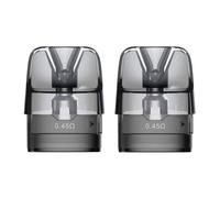 Original 2 unids/paquete VOO'POO Argus E40 Pod cartucho 4,5 ML capacidad 0,3/0,45/0,6ohm relleno lateral para Argus E40 Kit cigarrillo electrónico (0,45 ohmios) - No Nicotine No Liquid