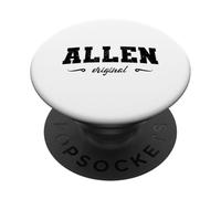 Original Allen Texas Retro Hometown Nombre Allen Original PopSockets PopGrip Adhesivo