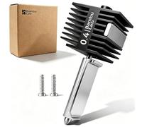 Original Bamboo Lab A2L A1/A1 Mini Hotend Hardened Steel Kit All-in-One Print Head with 0.4mm Nozzle High Speed Printing All Metal Extrusor Hot End Replacement Kit for Bambu Lab A1 Series
