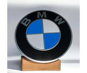 Original BMW Badge Tapa del Centro de rueda de aleación de luz pegatina emblema 64,5 mm (36136767550)