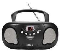 Original Boombox Portátil CD/Radio, Negro - GROOV-E