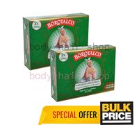 Original Borotalco Jabón Bar Talco Polvo Icónico Aroma Italiano 4 x 100g