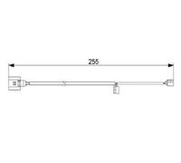 Original BOSCH Contacto de Avisador Desgaste 1 987 473 013 para Audi Porsche