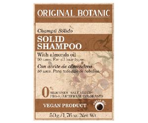 Original Botanic Champú Sólido Natural Almendras y Rosas 50 gr
