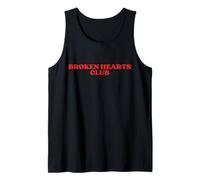 Original Broken Hearts Club Y2K Aesthetic Trendy Camiseta sin Mangas