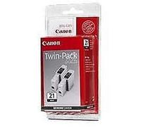 Original Canon Tinta Cartucho BCI-21 Negro 2er Paquete para Bjc 400 720 4100