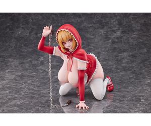 Original character estatua pvc 1/5 little red riding hood and the wolf