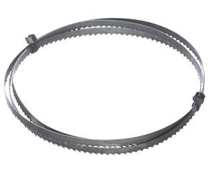 Original (cinta de sierra de caracol) 1400x7x0.45 ZpZ 6 (accesorio para sierra de cinta, llana dentada: 6 ZpZ / 25,4 mm, longitud 1400 mm, ancho 7 mm, grosor 0,45 mm, para madera y plástico)