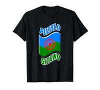 Original Colorida y Alegre Bandera Gitana del Pueblo Gitano Camiseta