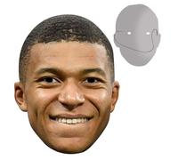 Original Cup | Máscara de Kylian Mbappé | Accesorio de porristas para la UEFA Euro 2020 | Máscara de celebridad | Equipo de fútbol francés | Mbappé
