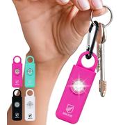 Original Defense Alarma de autodefensa de sirena - Llavero de alarma de 130 dB con luz estroboscópica LED para mujeres, niños y ancianos - recomendado por la policía - (magenta, 1 unidad)