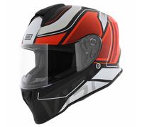 Original Dinamo casco completo - Galaxi Matt negro rojo blanco - Talla S