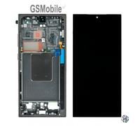 Original Display LCD Touch Screen Frame Samsung Galaxy S24 Ultra S928B Black