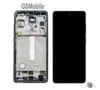 Original Display Pantalla LCD Tactil Marco Negro Samsung Galaxy A52s A528 Servic