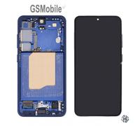 Original Display Pantalla LCD Touch Frame Samsung S25 S931B Azul marino Assemble