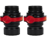 Original Einhell Conector rápido como accesorio de bomba (conector rápido para bombas de aguas sucias y aguas limpias con cable) (Paquete de 2)